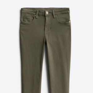 Kut from the Kloth Bhody High Rise Ankle Skinny jeans Olive Size 10 EUC